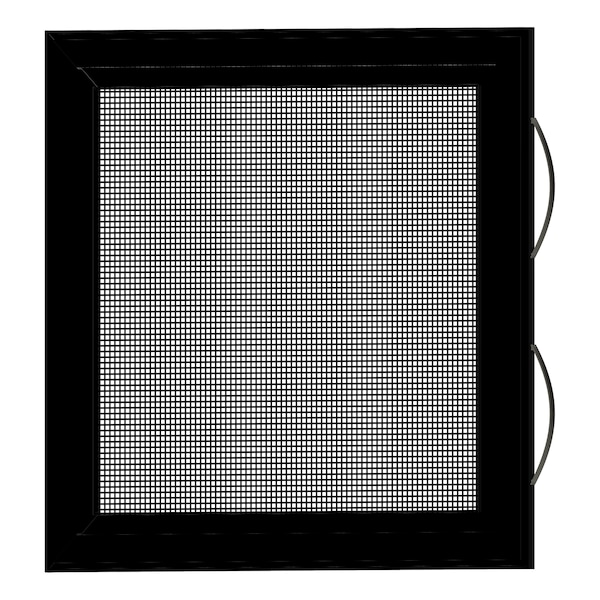 Ritescreen 31 3/4" W x 33 7/8" H DoubleHung Window Screen, DH1, Aluminum Mesh, Black DH1L48